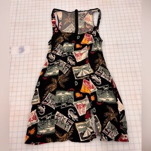 Reformation Multicolor Backless Dress